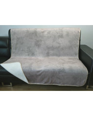 Narzuta drukowana 160x200 cm STONE BEIGE