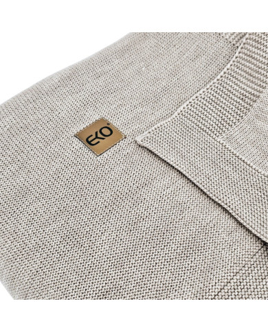 MERINO wool knitted blanket 150x200 cm - FLORENCE NUDE