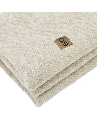 Knitted blanket and cushion set - SET MILANO LATTE
