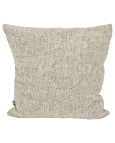 Knitted set Blanket with fur lining and Pillow - SET MILANO DUO LATTE