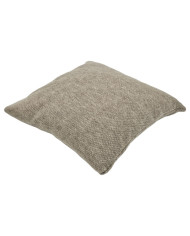 Knitted set Blanket with fur lining and Pillow - SET MILANO DUO TAUPE