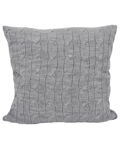 Knitted blanket and pillow set with cashmere- SET VERONA POPIEL