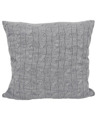 Knitted blanket and pillow set with cashmere- SET VERONA POPIEL