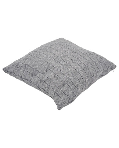 Knitted blanket and pillow set with cashmere- SET VERONA POPIEL