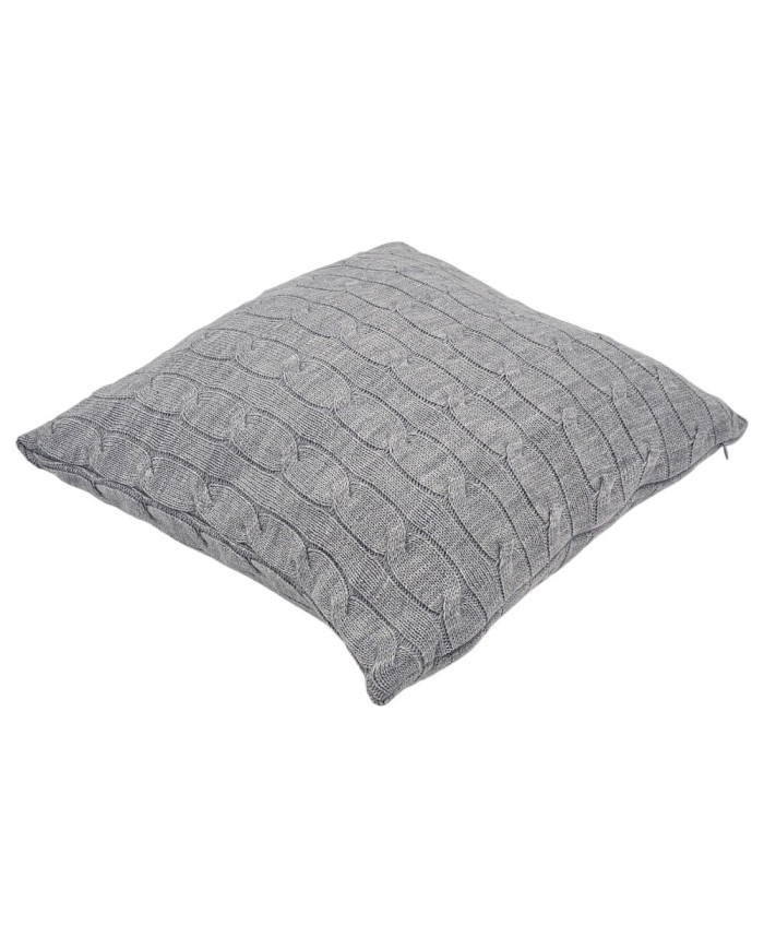 Knitted blanket and pillow set with cashmere- SET VERONA POPIEL