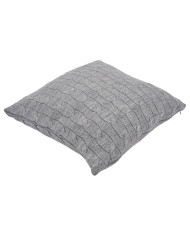 Knitted blanket and pillow set with cashmere- SET VERONA POPIEL