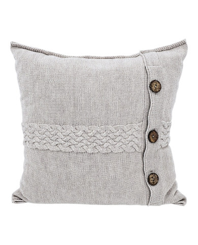 Komplet koc i poduszka z wełny Merino- SET FLORENCE SAND