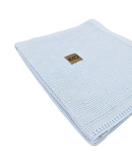 Bamboo blanket BLUE