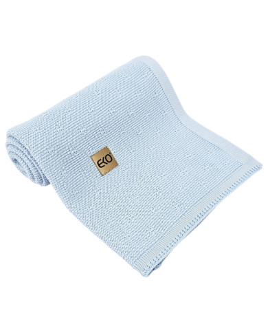 Bamboo blanket BLUE