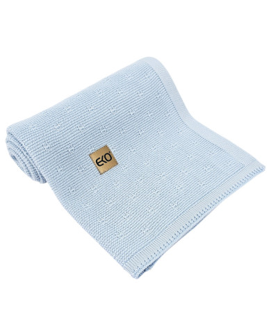 Bamboo blanket BLUE