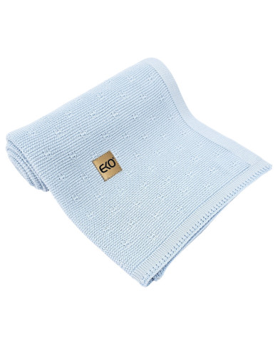 Bamboo blanket BLUE
