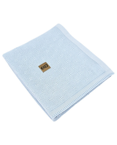 Bamboo blanket BLUE