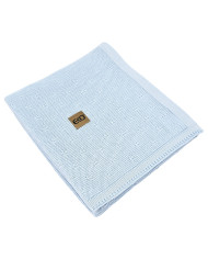 Bamboo blanket BLUE