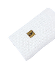Bamboo baby blanket WHITE
