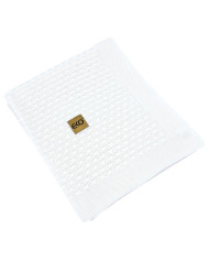 Bamboo baby blanket WHITE