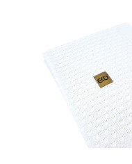 Bamboo baby blanket WHITE