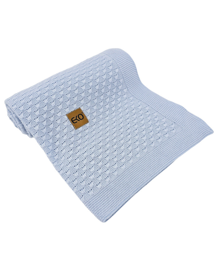 Baby bamboo blanket BLUE