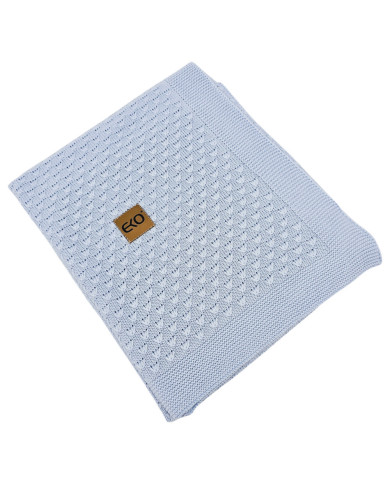 Baby bamboo blanket BLUE
