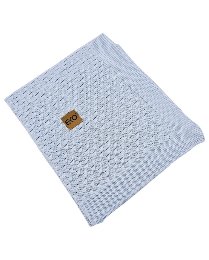 Baby bamboo blanket BLUE