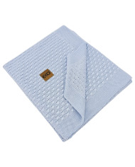 Baby bamboo blanket BLUE