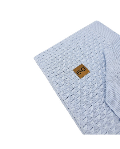 Baby bamboo blanket BLUE