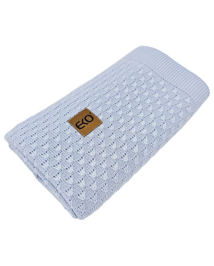 Baby bamboo blanket BLUE