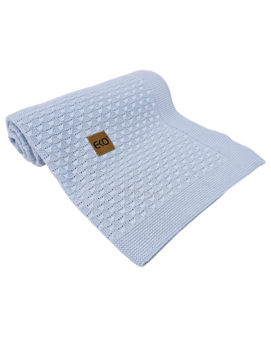 Baby bamboo blanket BLUE
