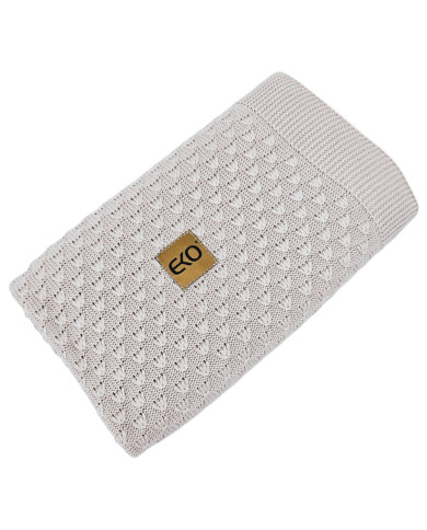 Kocyk bambusowy dla dziecka PUDROWY RÓŻ