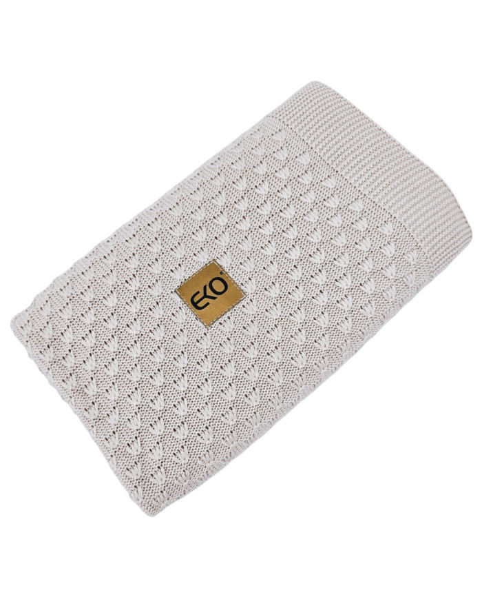 Kocyk bambusowy dla dziecka PUDROWY RÓŻ