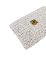 Kocyk bambusowy dla dziecka PUDROWY RÓŻ