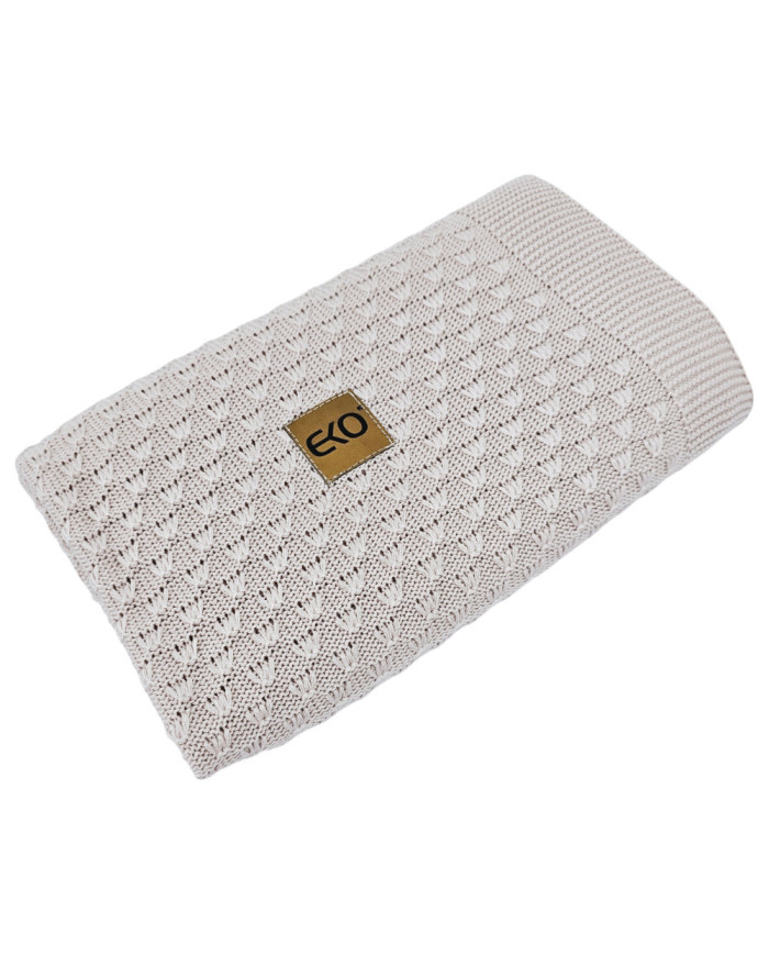 Kocyk bambusowy dla dziecka PUDROWY RÓŻ