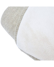 Koc dzianinowy z podszyciem futerkowym 150x200 cm – MILANO DUO LATTE