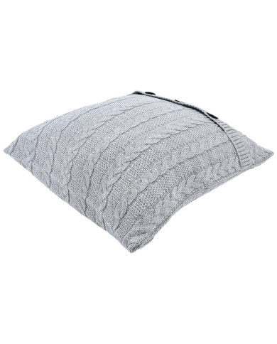 Cotton knitted pillowcase - VENEZIA POPIEL