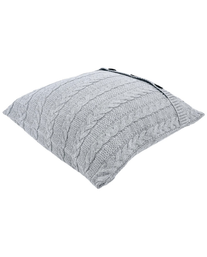 Cotton knitted pillowcase - VENEZIA POPIEL