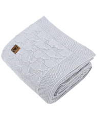 Alpaca wool blanket 150x200 cm - MODENA GREY