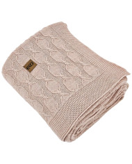 Alpaca wool blanket 150x200 cm - MODENA ROSE PINK