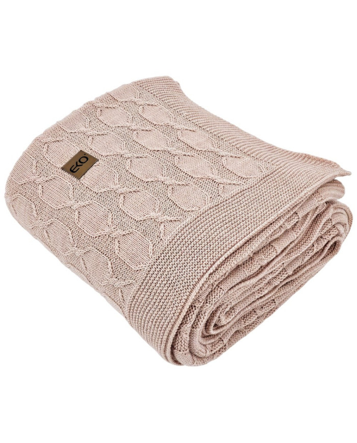 Alpaca wool blanket 150x200 cm - MODENA ROSE PINK