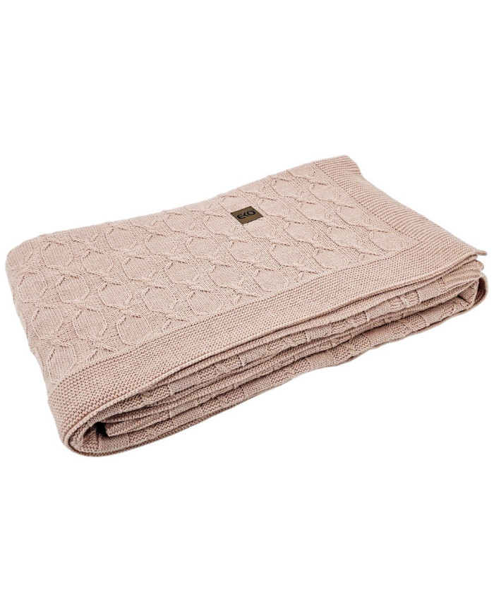 Alpaca wool blanket 150x200 cm - MODENA ROSE PINK