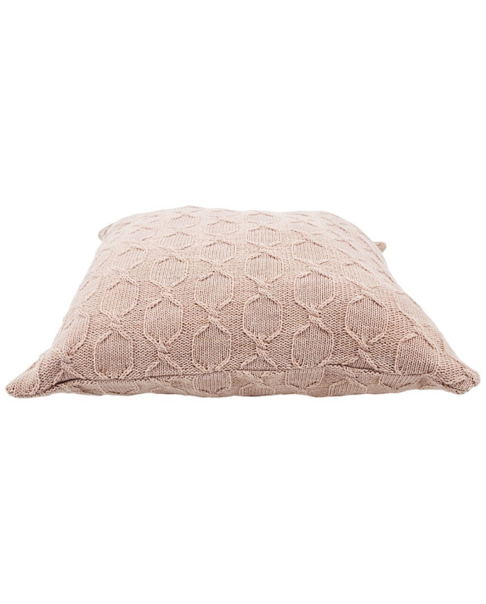 Alpaca wool cushion cover 45x45 cm MODENA powder pink