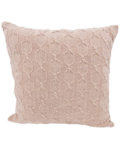 Alpaca wool cushion cover 45x45 cm MODENA powder pink