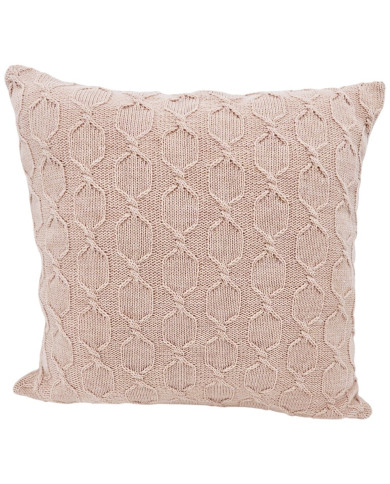 Alpaca wool cushion cover 45x45 cm MODENA powder pink