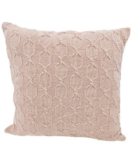 Alpaca wool cushion cover 45x45 cm MODENA powder pink