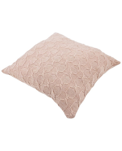Alpaca wool cushion cover 45x45 cm MODENA powder pink