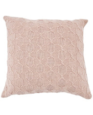 Alpaca wool cushion cover 45x45 cm MODENA powder pink