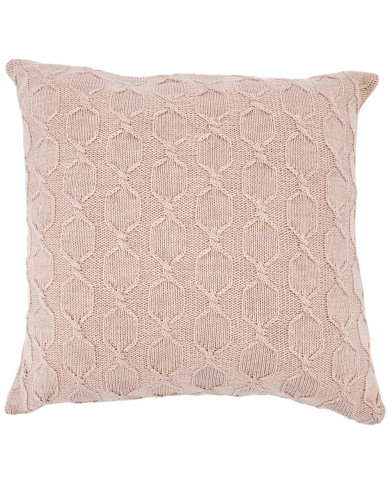 Alpaca wool cushion cover 45x45 cm MODENA powder pink