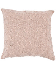 Alpaca wool cushion cover 45x45 cm MODENA powder pink