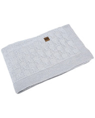 Set of blanket and pillow with Alpaca wool - SET MODENA GREY