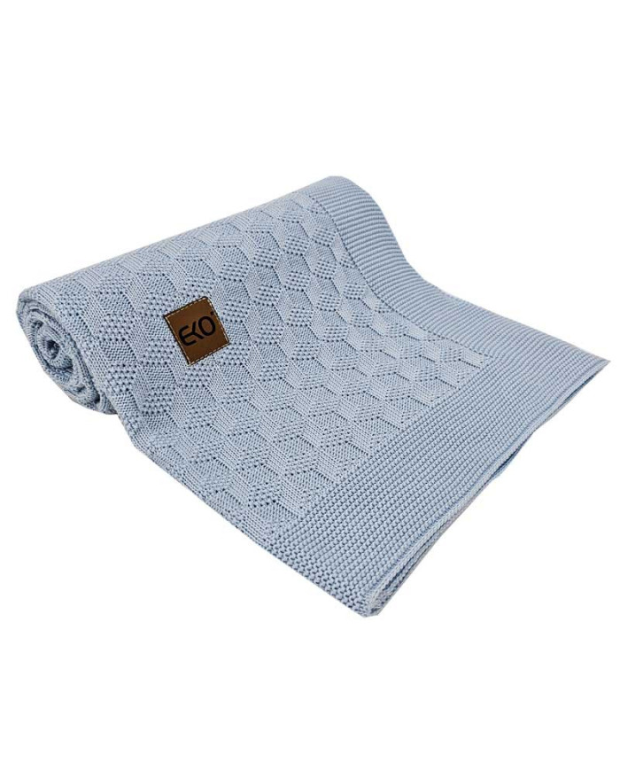 Baby bamboo blanket BLUE