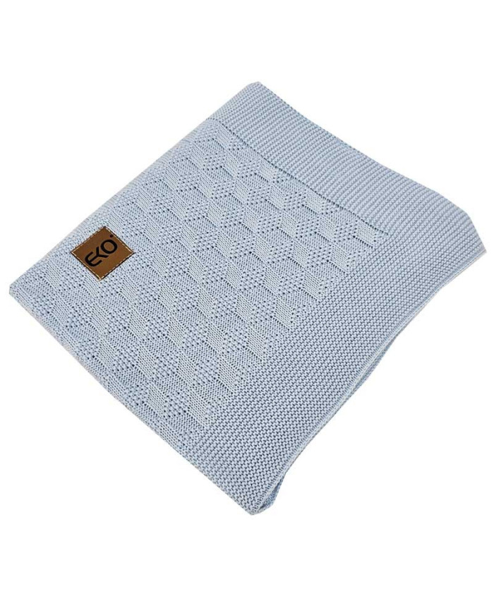 Baby bamboo blanket BLUE