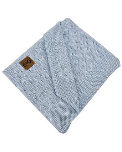 Baby bamboo blanket BLUE